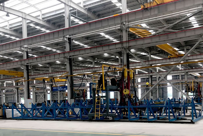 H型钢自动焊接线